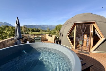 Le dôme avec spa privatif et vue sur les Pyrénées à Asson (1)