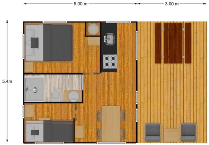 Hébergement AbracadaRoom : Wood Lodge Arcachon - 4 personnes - Image 5