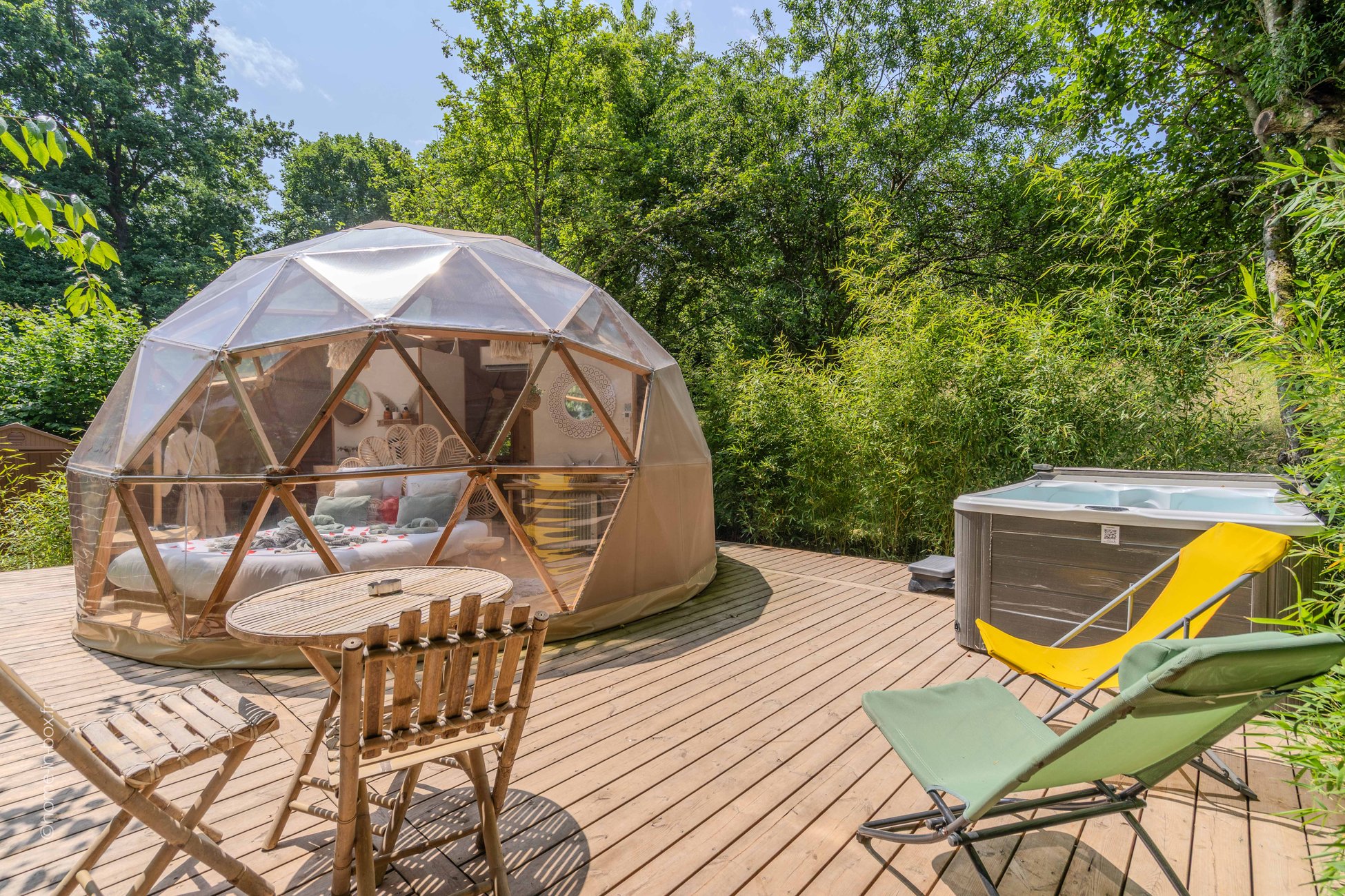 Hébergement UnicStay : Dôme Guatape avec jacuzzi à Nanteuil Les Meaux