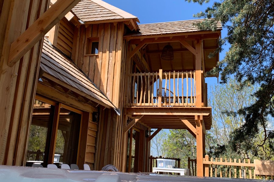 Cabane Château Familiale  - Spa/Jacuzzi™ - Peydébé — photo 2