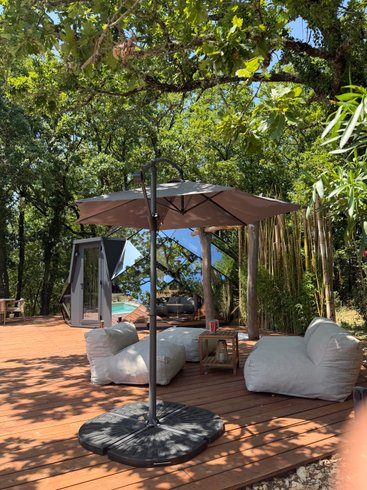 Hébergement AbracadaRoom : Le Zôme de Janès Piscine & Spa privatif en forêt - Image 17