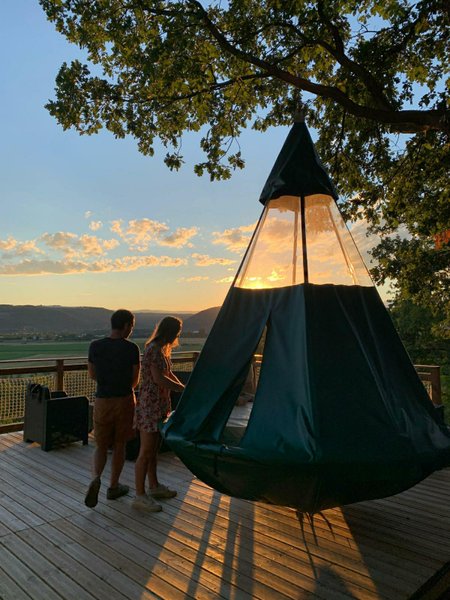 Hébergement AbracadaRoom : Tente Suspendue Emeraude - Image 2