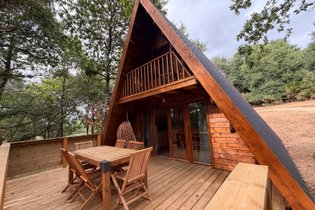 Cabane en A-Au cœur de la nature bretonne