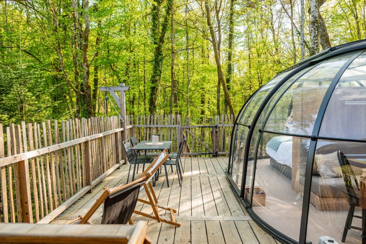Hébergement AbracadaRoom : Grand dôme perché Spa - Geai des chênes - Image 22