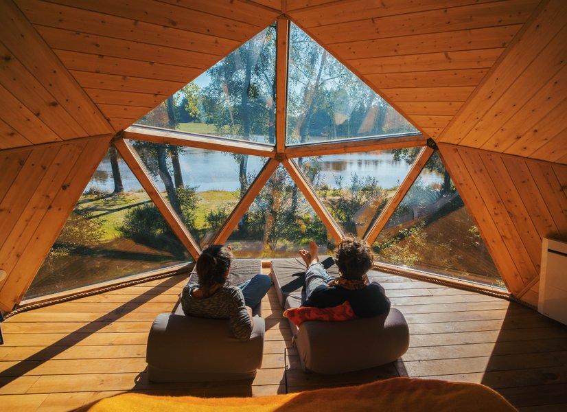 Hébergement AbracadaRoom : Dôme perché au bord du lac - Image 2
