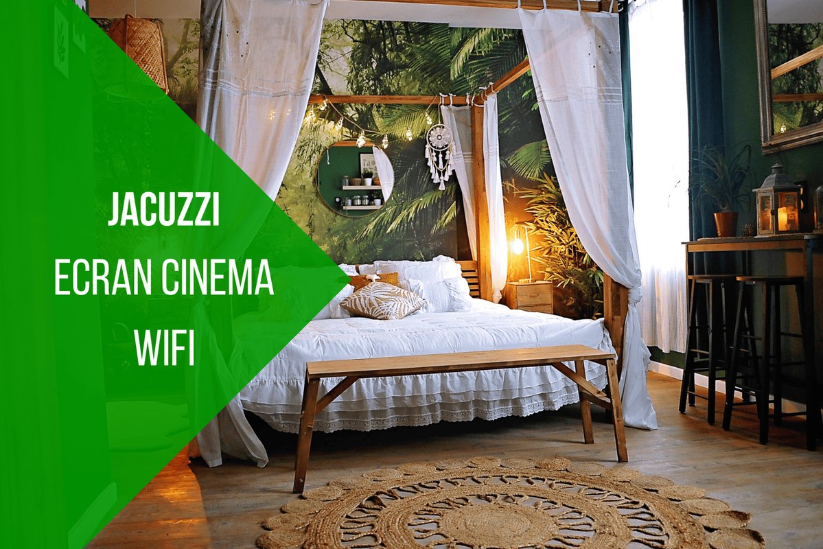 Évasion romantique au coeur de l'Amazonie, SPA, CINÉMA PRIVÉ, 5 min centre à Evreux (27)