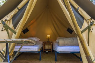 Tente et tente lodge Loiret