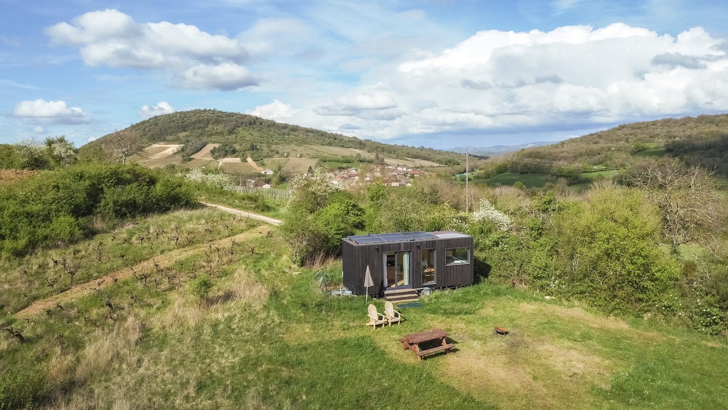 Parcel Tiny House - montagnes et vignes dans l'AOC du Bugey à Revonnas (18)