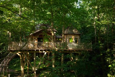 Cabanes Famille Spa sur Pilotis à Raray (3)