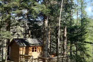 Hut op palen Oost-Pyreneeën