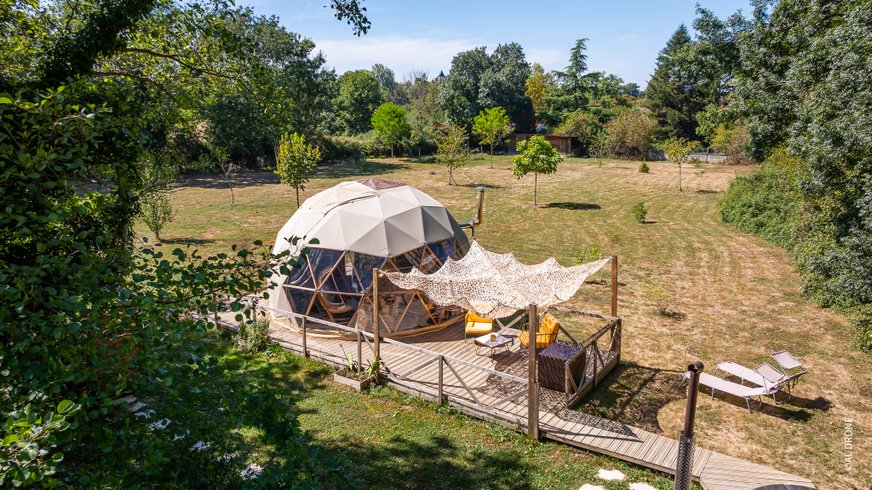 Hébergement AbracadaRoom : Le Grand Dôme et son bain nordique - Image 2