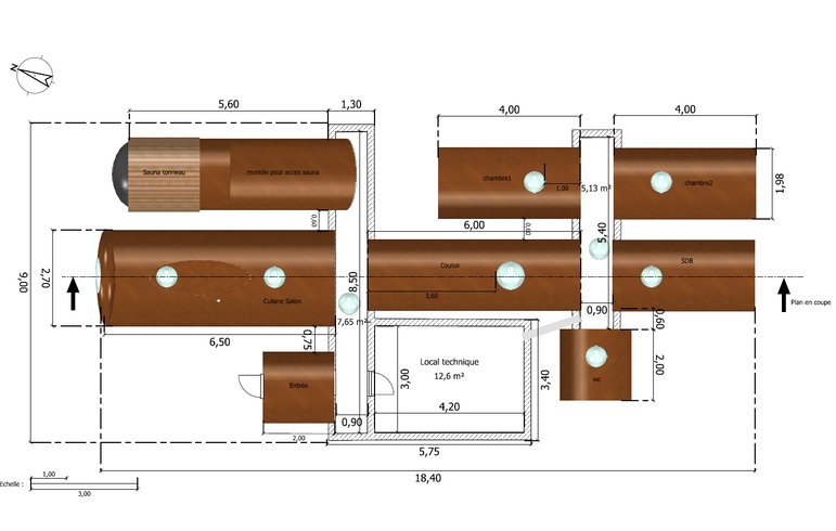 Hébergement AbracadaRoom : Le Nautilus & Sauna privatif - Image 24