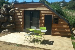 Cabane végétalisée Cantal