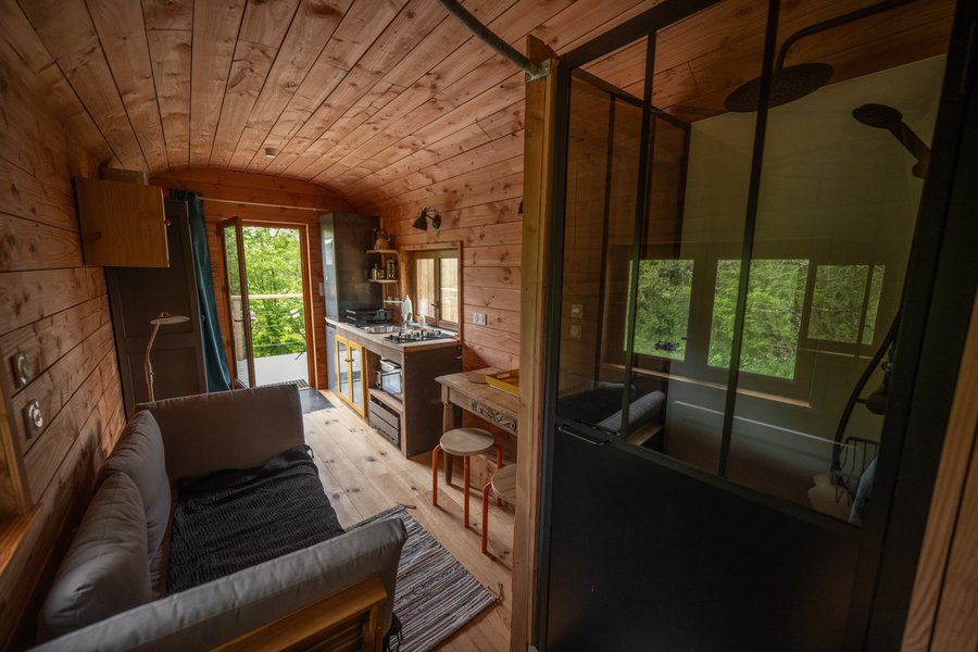 Hébergement AbracadaRoom : La roulotte "duo" de Pitoué - Image 7