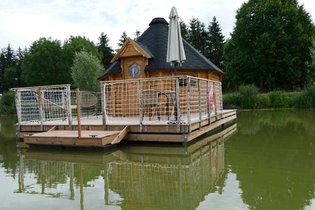 Cabane sur l'eau Meuse