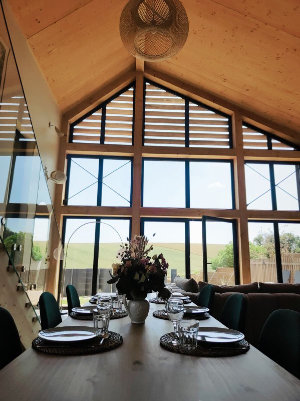 Hestia : Ecolodge de luxe avec bain nordique pour 2-10 personnes à Saint-Mards-En-Othe (2)