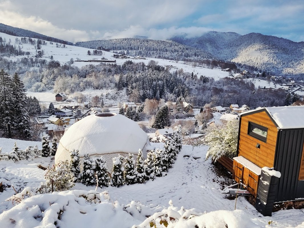 Dôme "Le Cocon" vue panoramique – Vosges à Saint Maurice Sur Moselle (25)