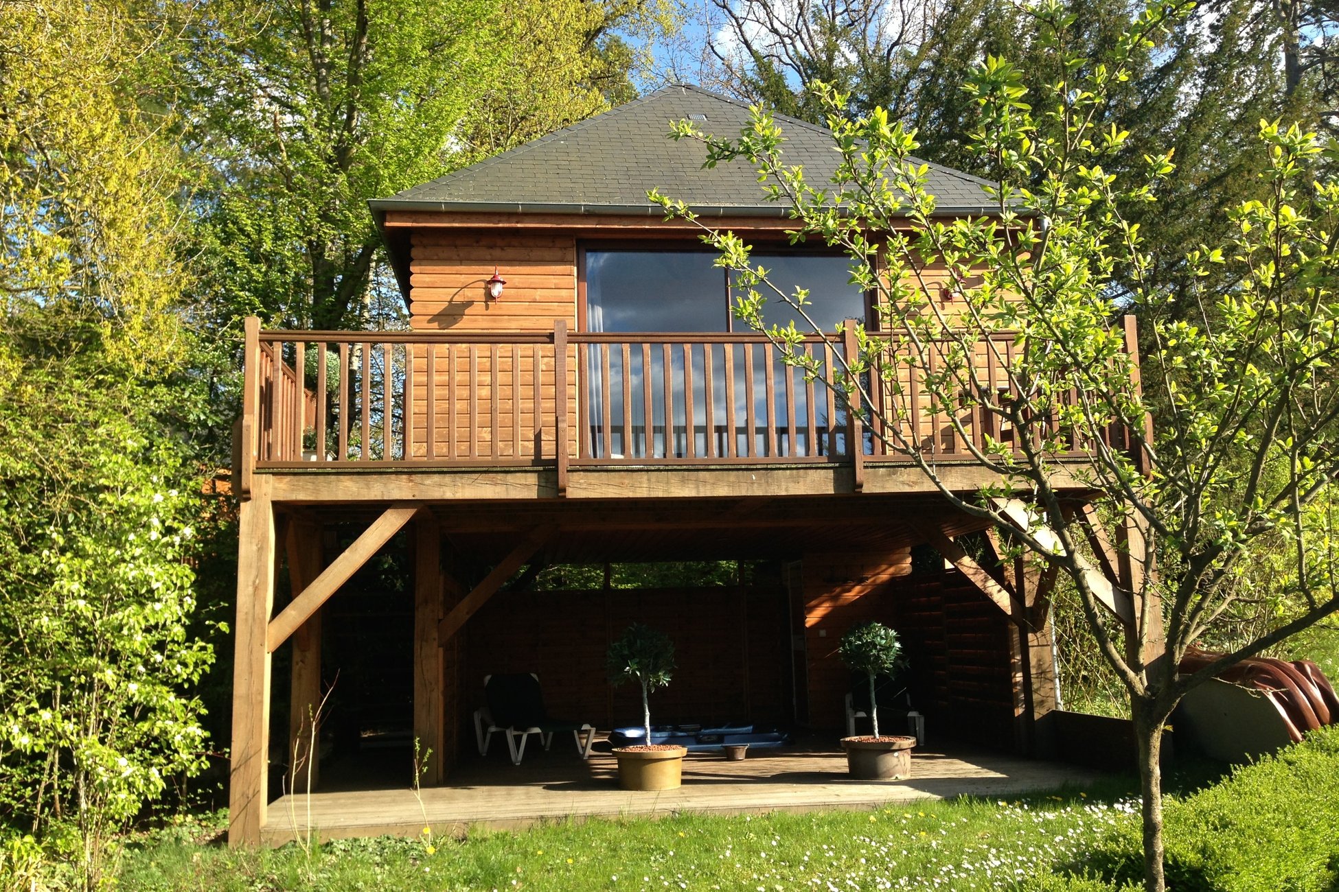 Hébergement UnicStay : Cabane du Manoir du Parc & Spa privatif à Amboise