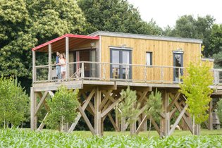 Cottage sur pilotis