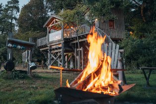 Cabane dans les arbres Creuse