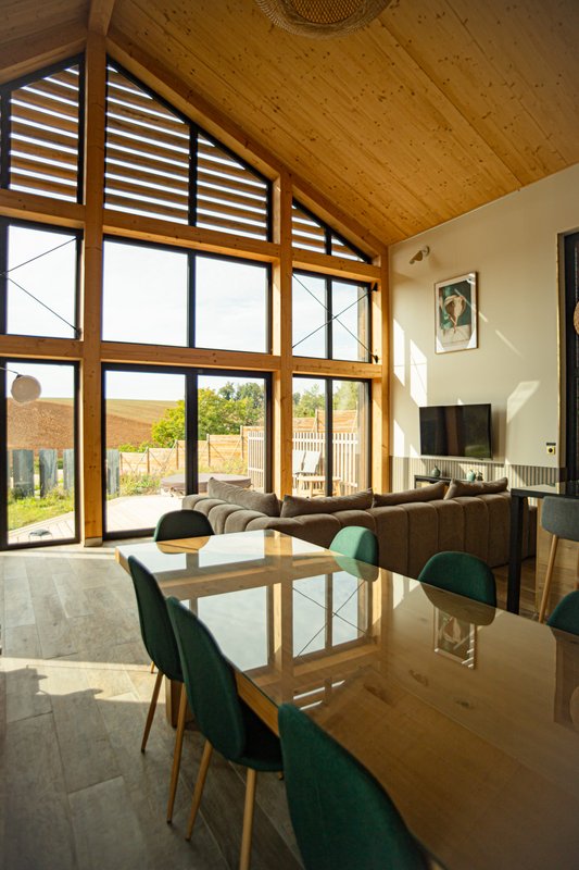 Hestia : Ecolodge de luxe avec bain nordique pour 2-10 personnes à Saint-Mards-En-Othe (11)