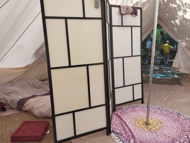 Hébergement AbracadaRoom : Dôme Lotus en toile de coton - Image 2