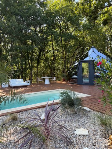 Hébergement AbracadaRoom : Le Zôme de Janès Piscine & Spa privatif en forêt - Image 23