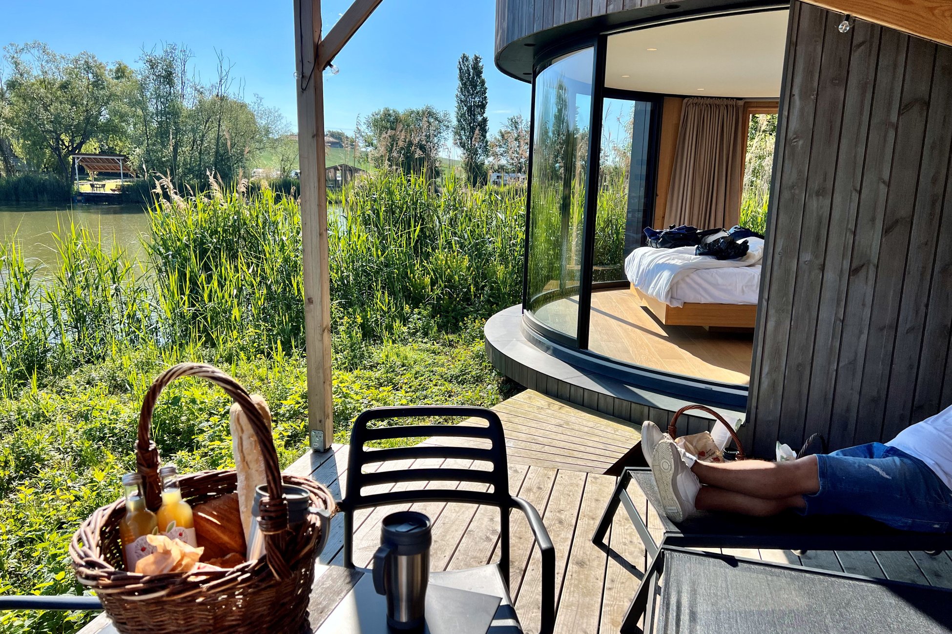 Hébergement UnicStay : Lumipod île 2 pers. à Bâgé-Dommartin