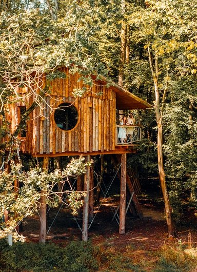 Cabane Spa Haut Perchoir à St-Léger-Aux-Bois