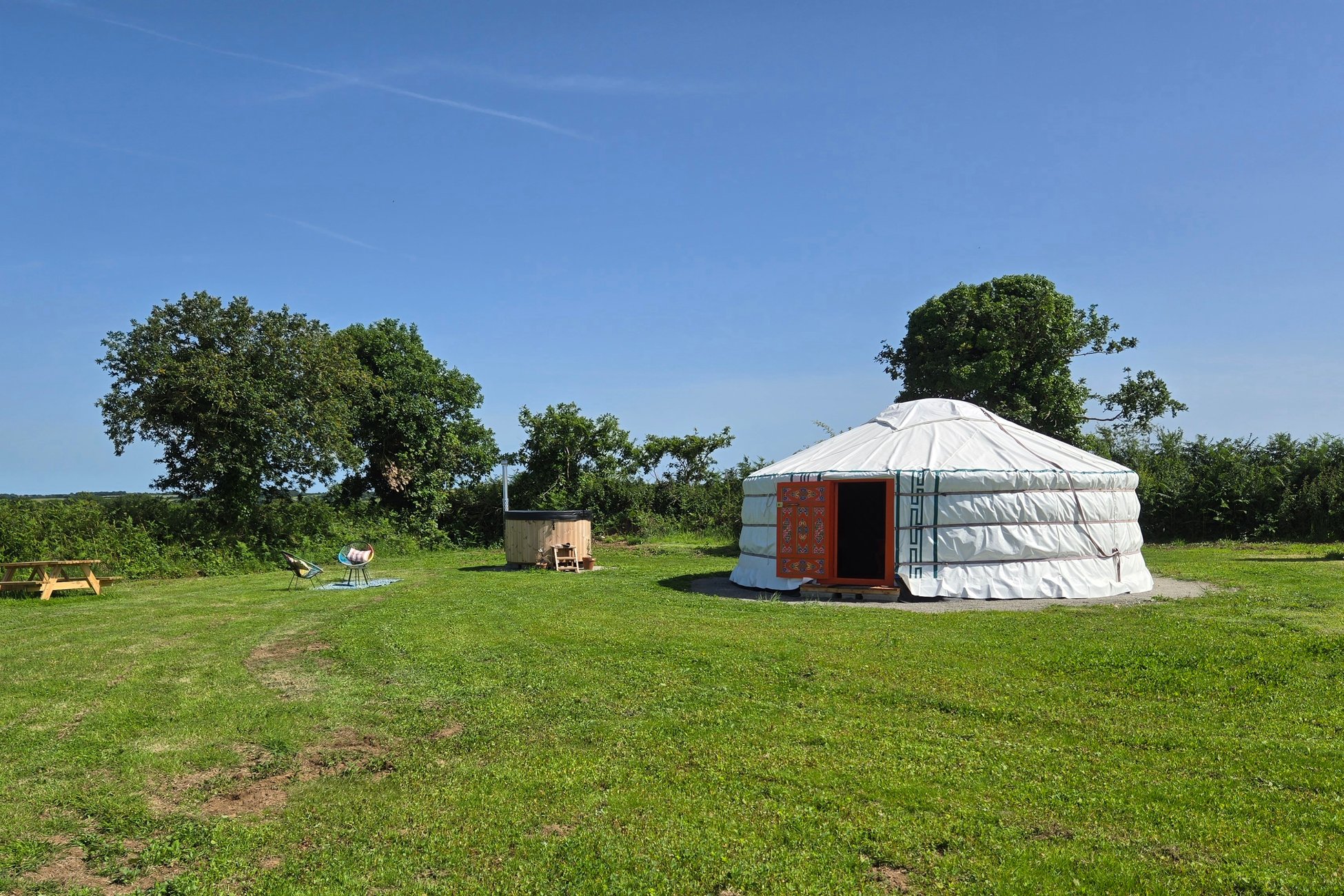 Hébergement UnicStay : Yourte de Tréou & Bain nordique à Treouergat