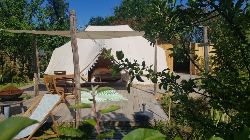 Hébergement AbracadaRoom : Tente Sibley "le Bonheur" & Spa - Image 1