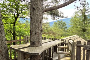 Cabane dans les arbres Hautes-Alpes