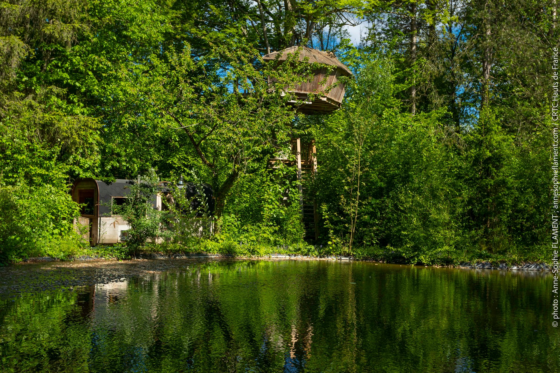 Hébergement UnicStay : La cabane Au fil de l'Eau & Spa & Sauna à Wail