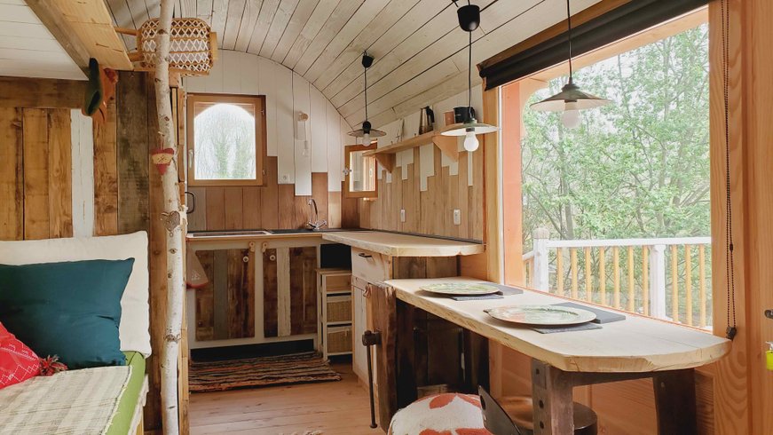 Hébergement AbracadaRoom : Roulotte Appoline - Image 5