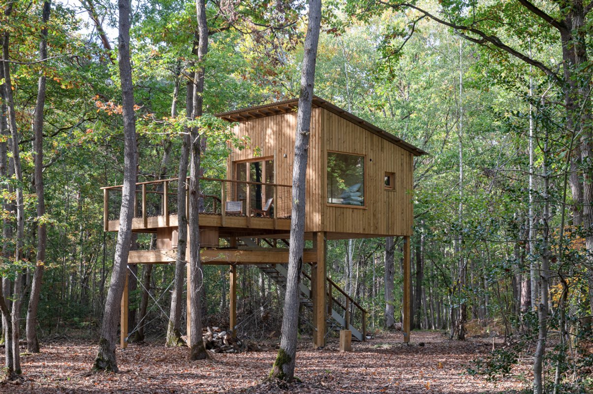 Cabane duo Bain Nordique à La Couture-Boussey (1)