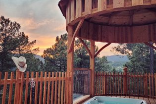 Cabane dans les arbres Ardèche