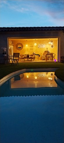 Hébergement AbracadaRoom : "M"ANON-Dôme Géodésique, piscine, spa et sauna. - Image 51