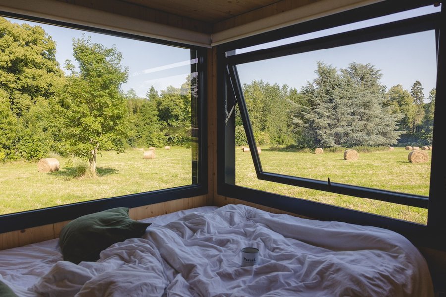 Hébergement AbracadaRoom : Parcel Tiny House - en Picardie proche Lille et Paris vue prairie - Image 8