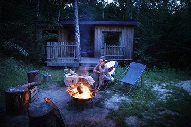 Cabane Canadienne Spa Ecrin de Jade à St-Léger-Aux-Bois (2)