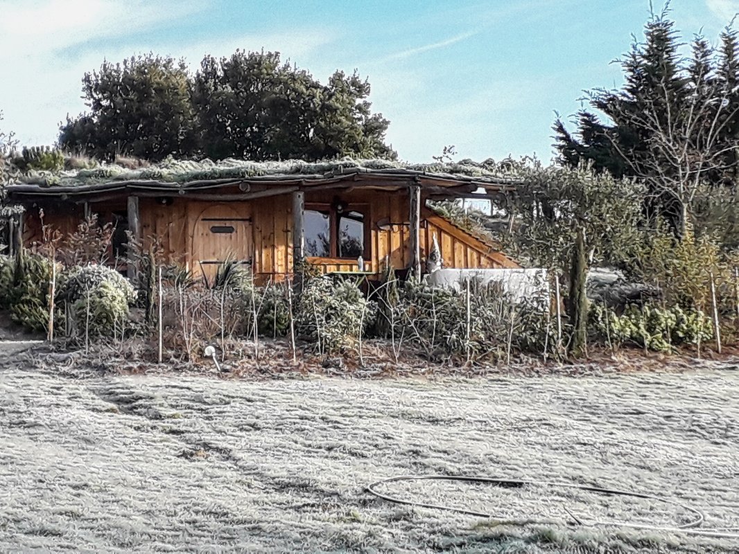 Maison  du Hobbit avec spa privatif à Villarzel Du Razès (31)