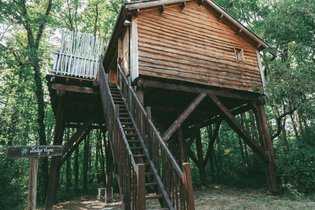 Cabane dans les arbres Gironde