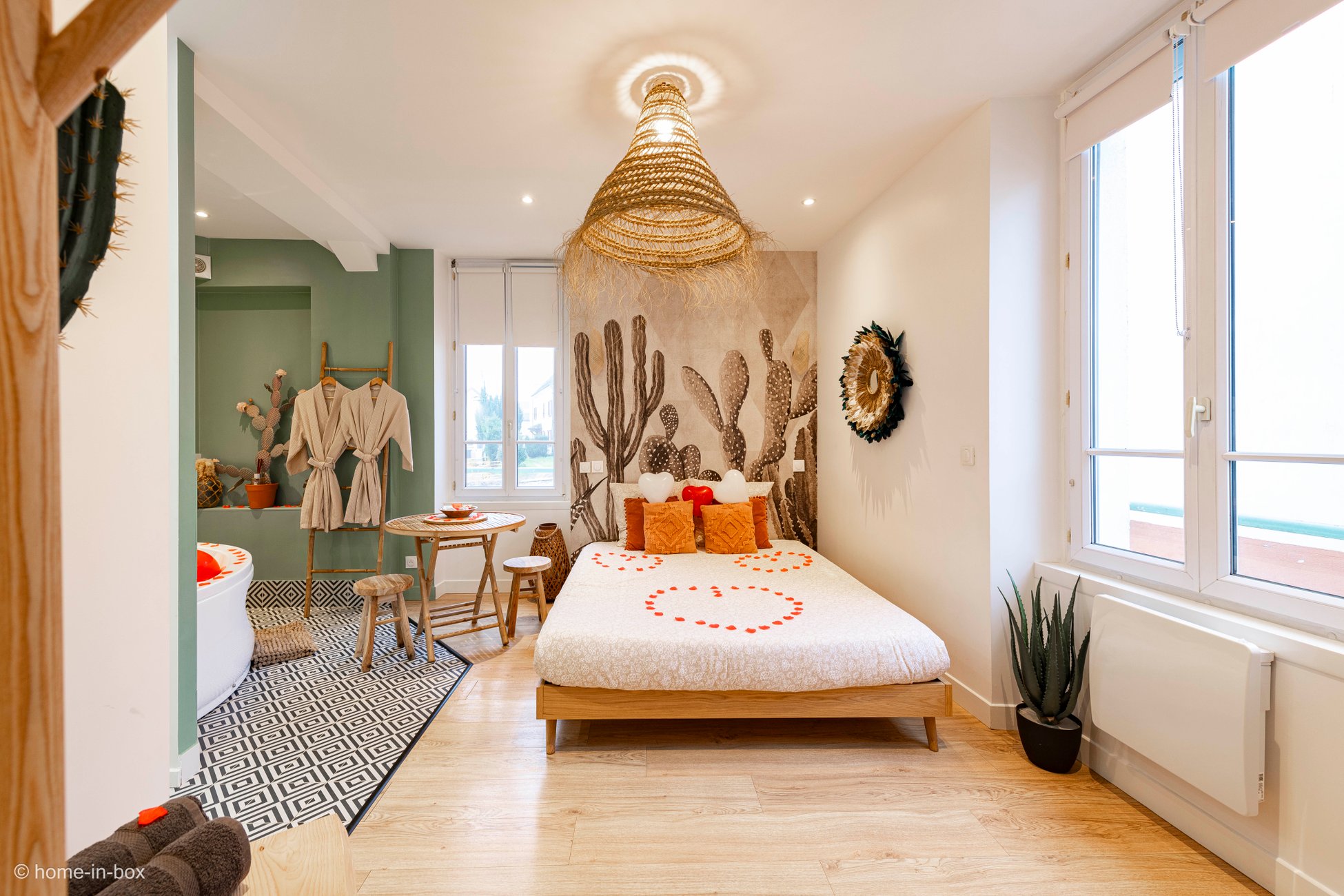 Hébergement UnicStay : Suite Mexique avec Jacuzzi 15min Disney à Nanteuil Les Meaux
