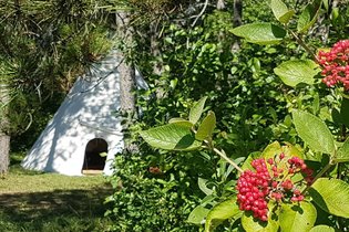 Nuitée en Tipi LAKOTA (4 à 6 pers)