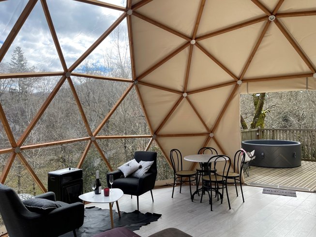 Hébergement AbracadaRoom : Dôme Spa dans les Arbres - Image 11