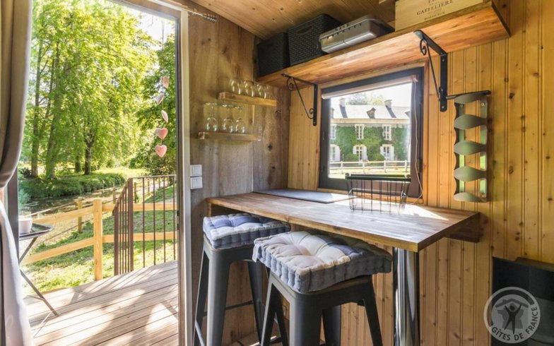 Hébergement AbracadaRoom : La roulotte d'Elise & Bain nordique - Image 13