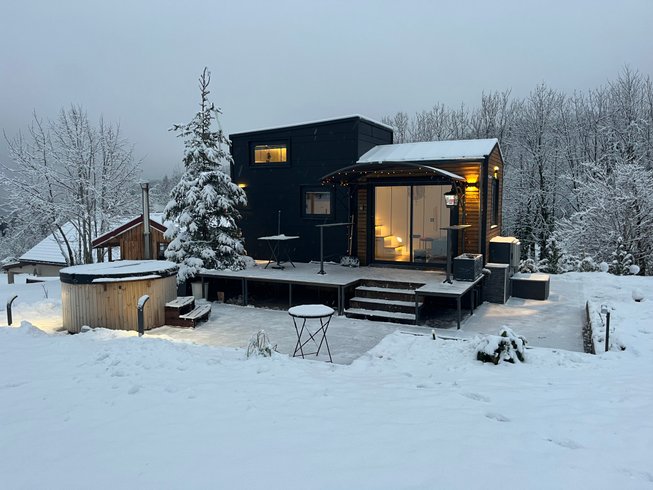 Hébergement AbracadaRoom : Tiny house Athena & Spa - Image 11