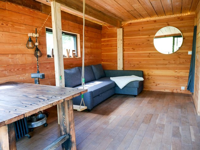 Hébergement AbracadaRoom : Notre Cabane perchée & son lac privé - Image 4