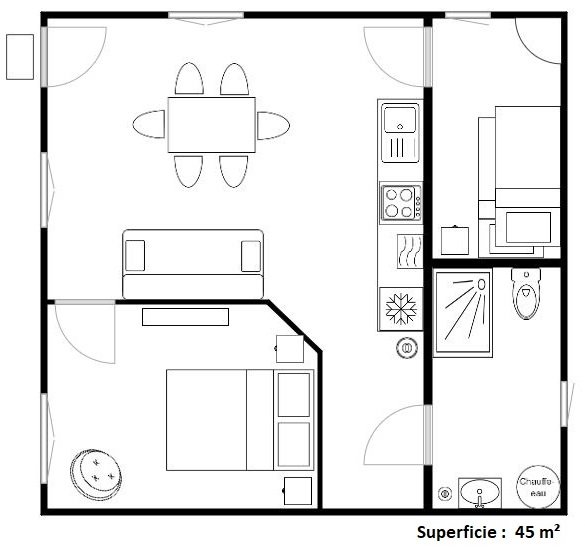 Hébergement AbracadaRoom : Chalet "Prairie" avec vue sur lac - Image 7