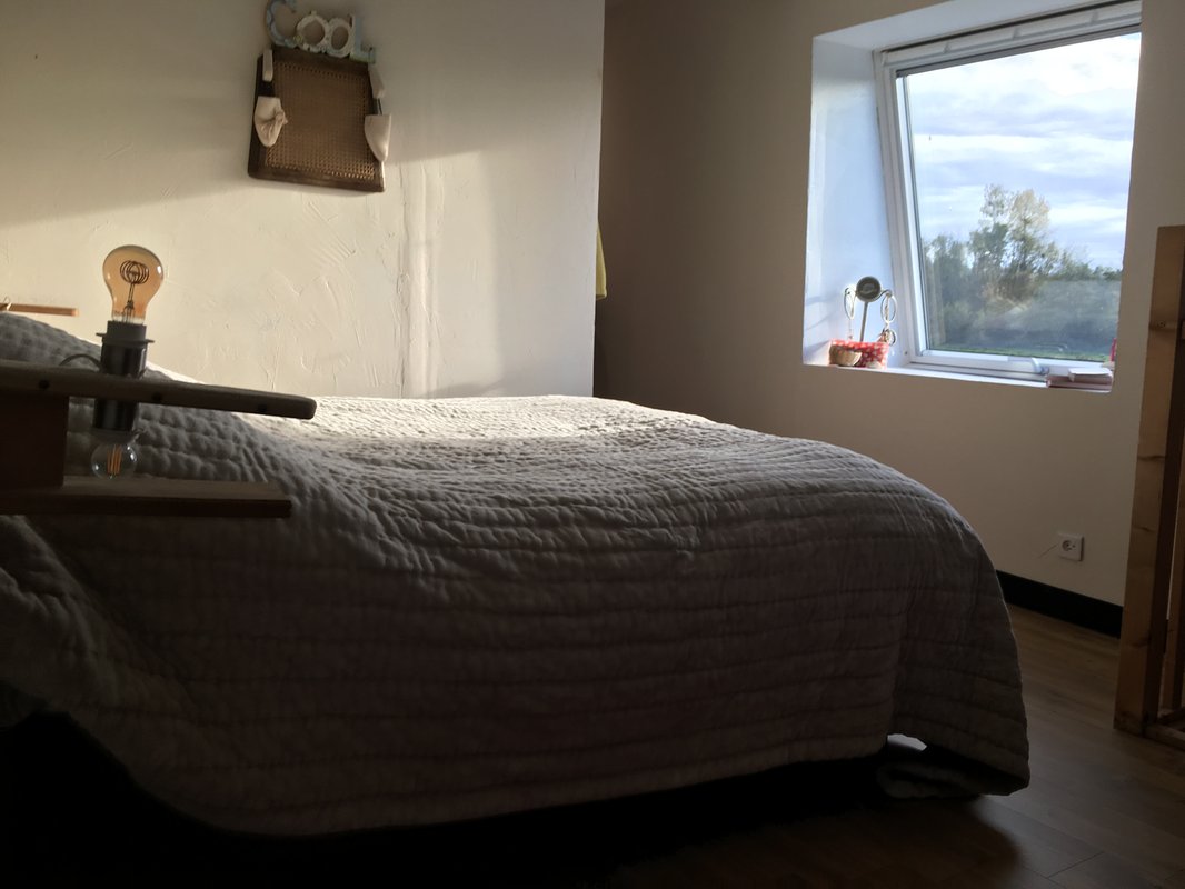 La Maisonnette de poupée avec cheminée, Vue Nature & Vélos à Epagne Epagnette (35)