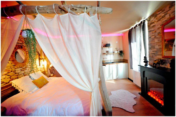 Hébergement AbracadaRoom : Évasion safari unique, SPA XXL, CASCADE D'EAU, CINÉMA PRIVÉ, 5 min du centre - Image 6